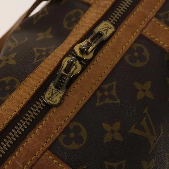 LOUIS VUITTON Monogram Sac Souple 35 Boston Bag M41626 LV Auth 137011 - Picture 10 of 16